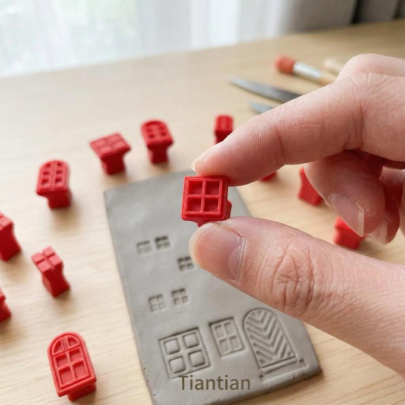 Resin Crafts Diy - 25pcs Plastic Clay Stamp & Molding
