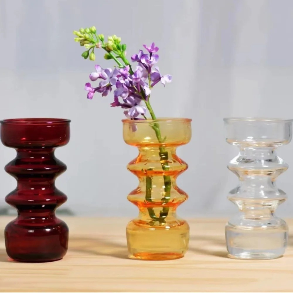 Colorful Vases Glass Ornaments - Dried Flower Bulk recension och pris
