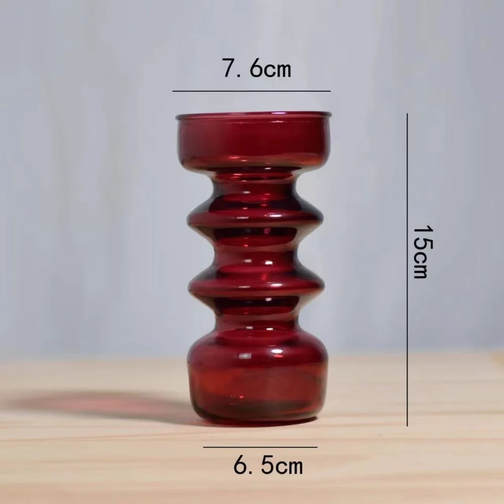 Colorful Vases Glass Ornaments - Dried Flower Bulk recension och pris
