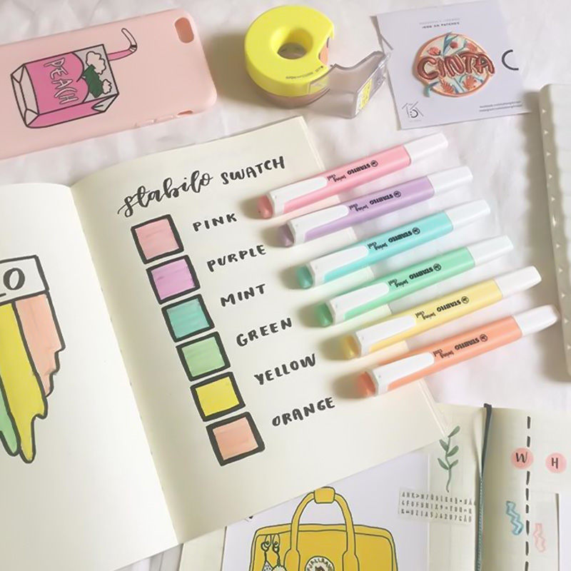 6 Pcs STABILO Highlighter 275  - Stabilo Marker Swing Cool recension och pris