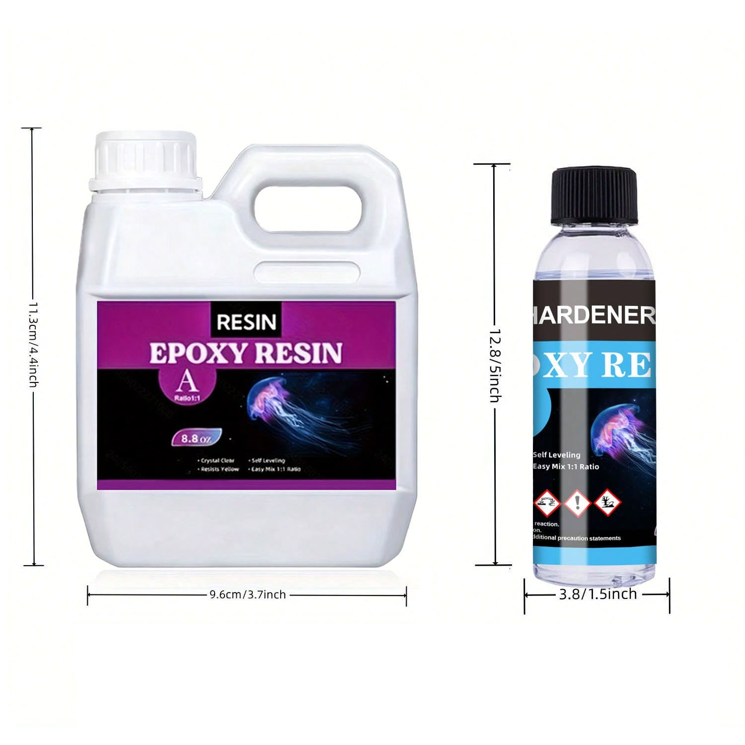125ml/250ml Crystal Clear Cast - Resin Jewelry Kit recension och pris