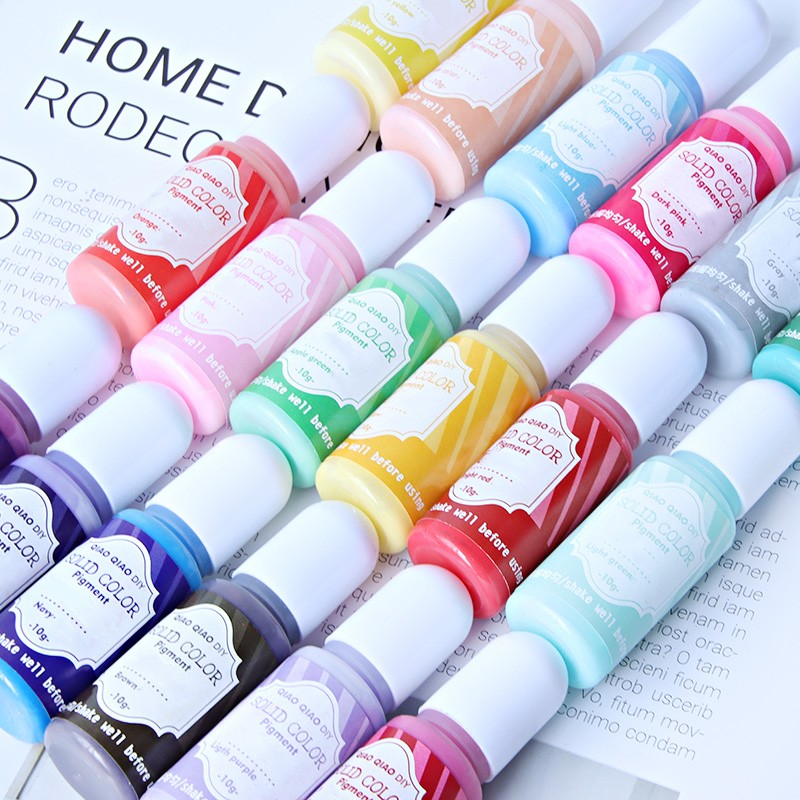 Wholesale 18 vibrant liquid pi - Resin Pigment Set recension och pris