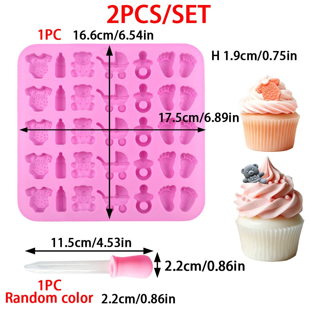 2pcs Silicone Mold Set 35-Cavi - Resin Craft Ideas recension och pris